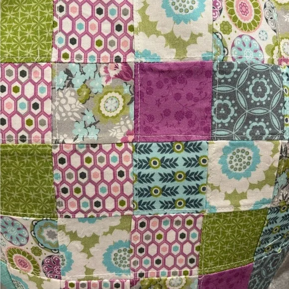 NWOT Hand Crafted gray sweatshirt with quilted patch - Picture 12 of 15